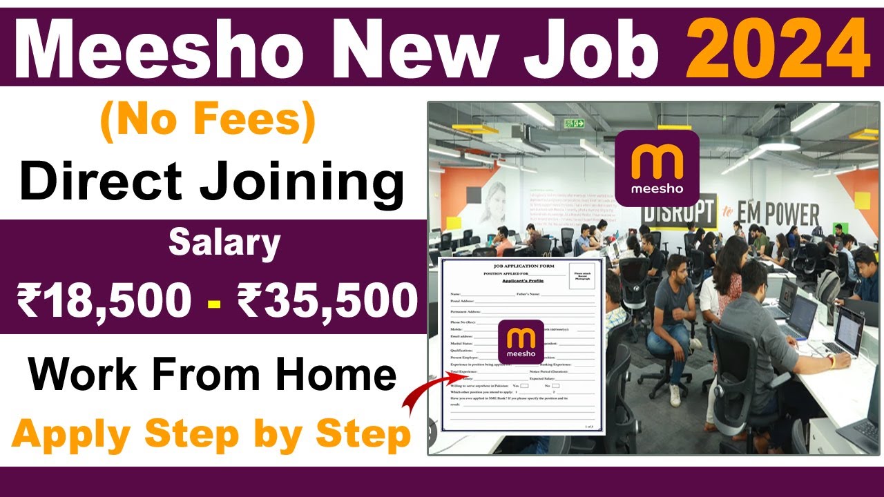 Meesho Work From Home Job